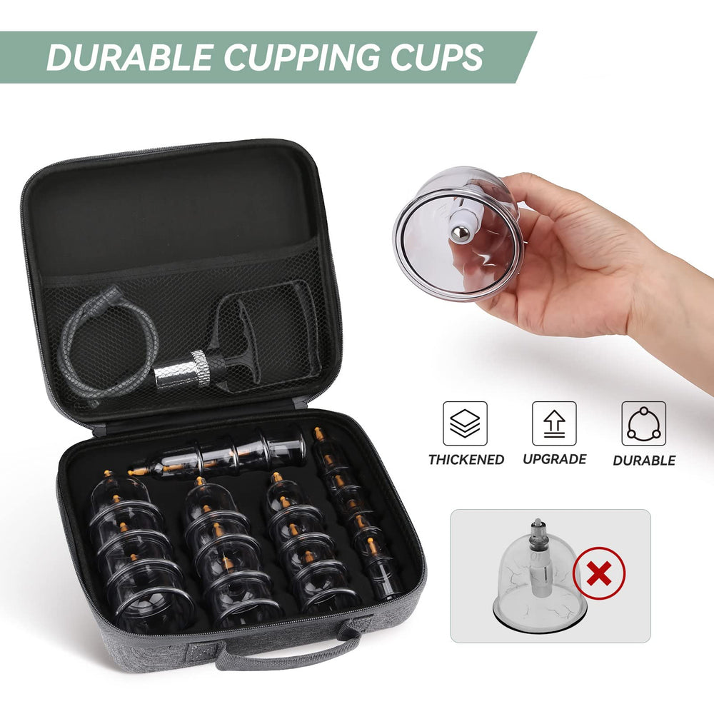 Muchoo cupping set cups in varied sizes support targeted therapy.