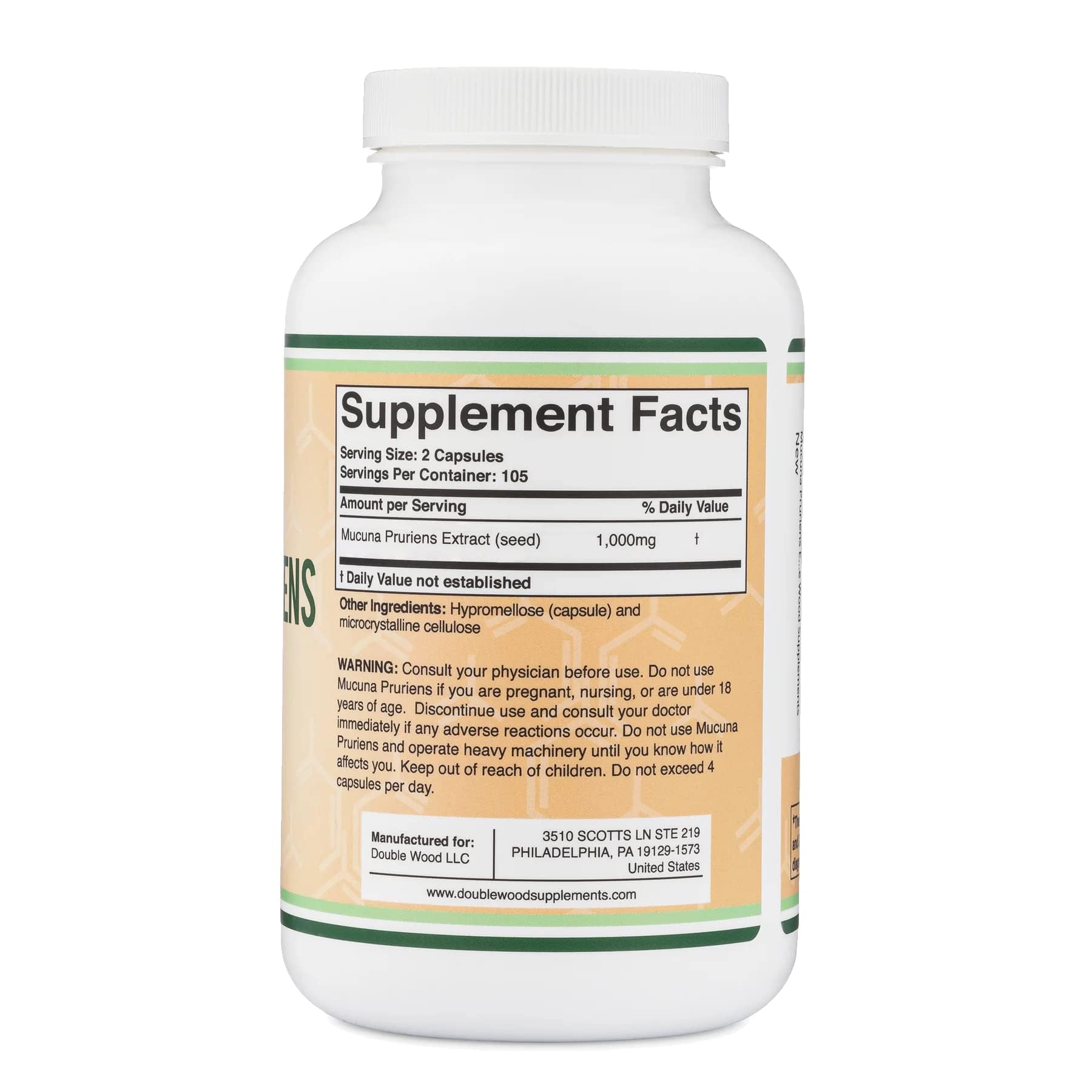 Mucuna Pruriens Extract capsules closeup highlights potency and consistency.