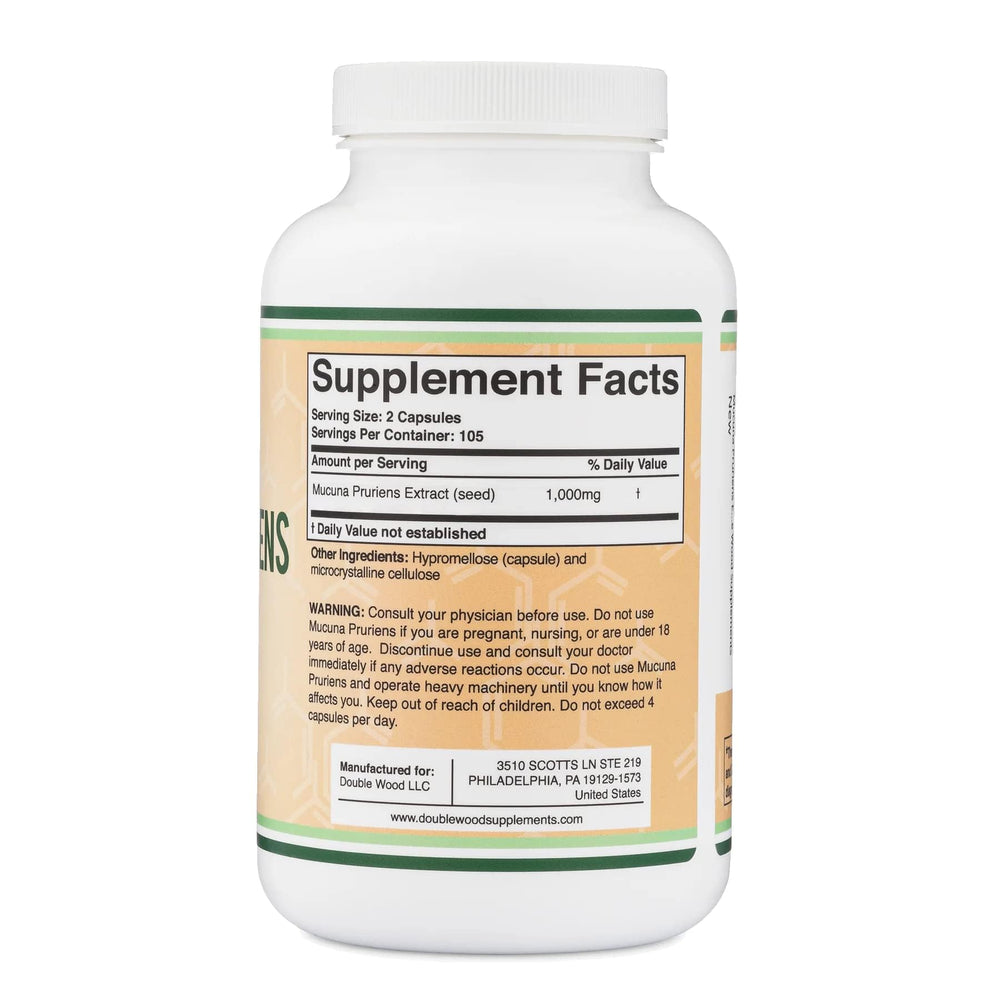 Mucuna Pruriens Extract capsules closeup highlights potency and consistency.