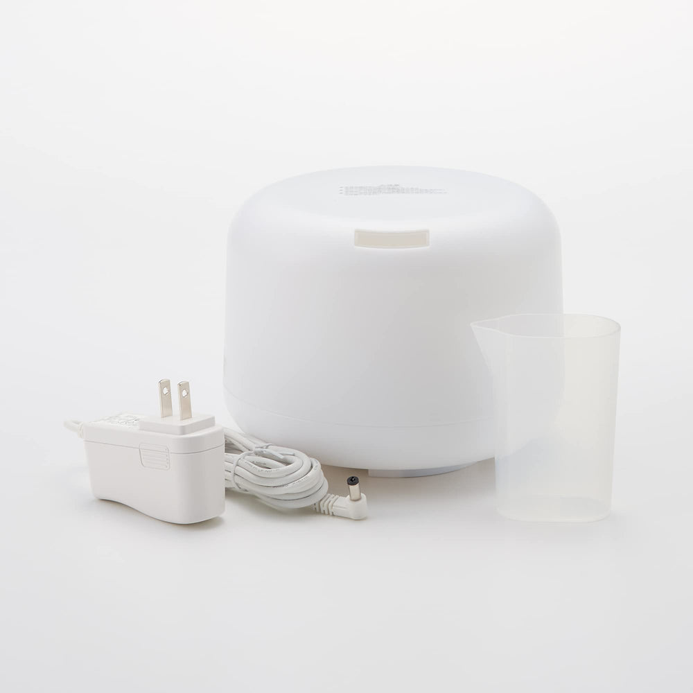 MUJI MJ-UAD1 top view highlights compact footprint for desks