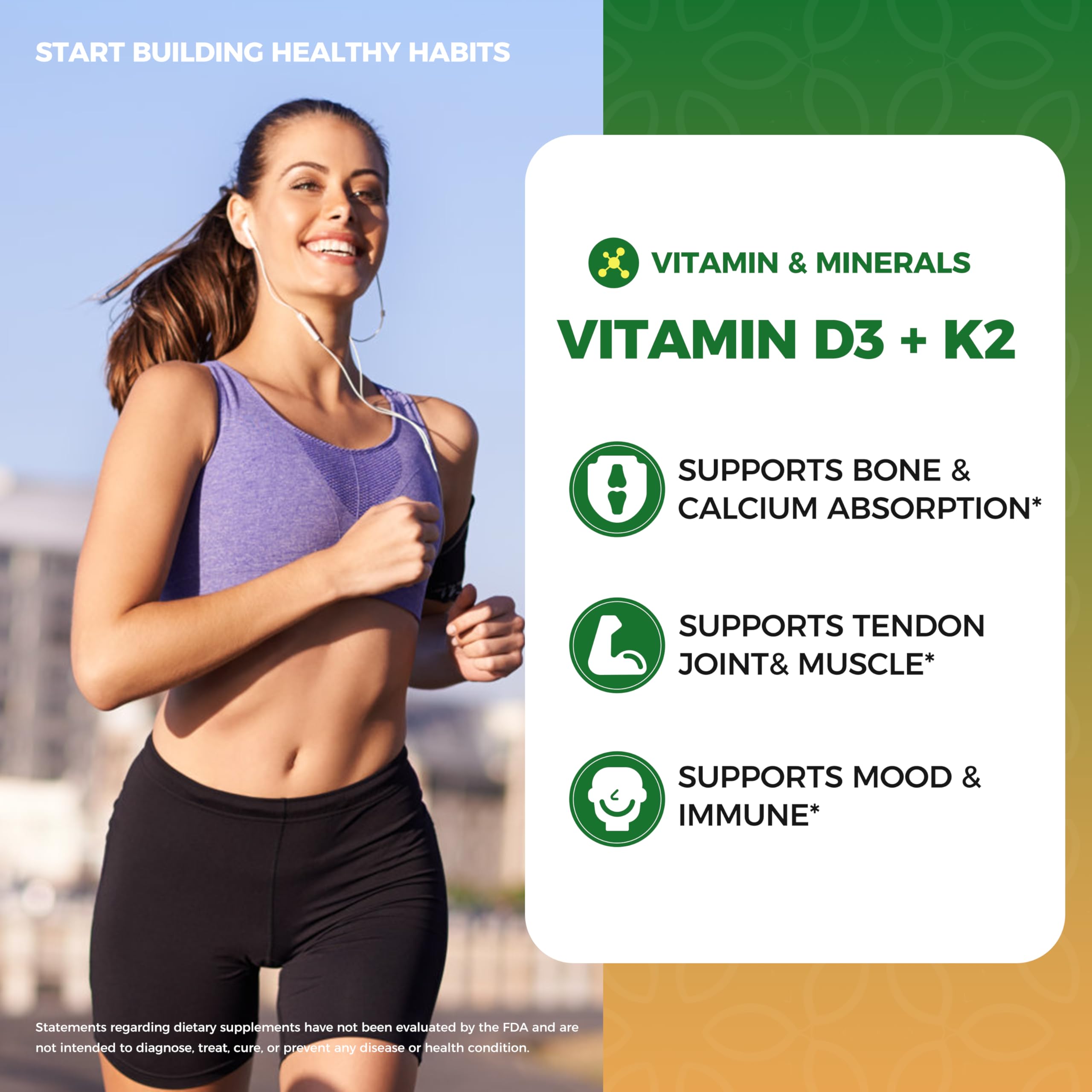 Mulittea D3 K2 label close-up reveals vegan origin and ingredients.