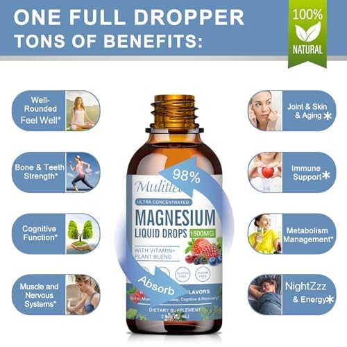 Mulittea label emphasizes digestion-friendly magnesium glycinate blend