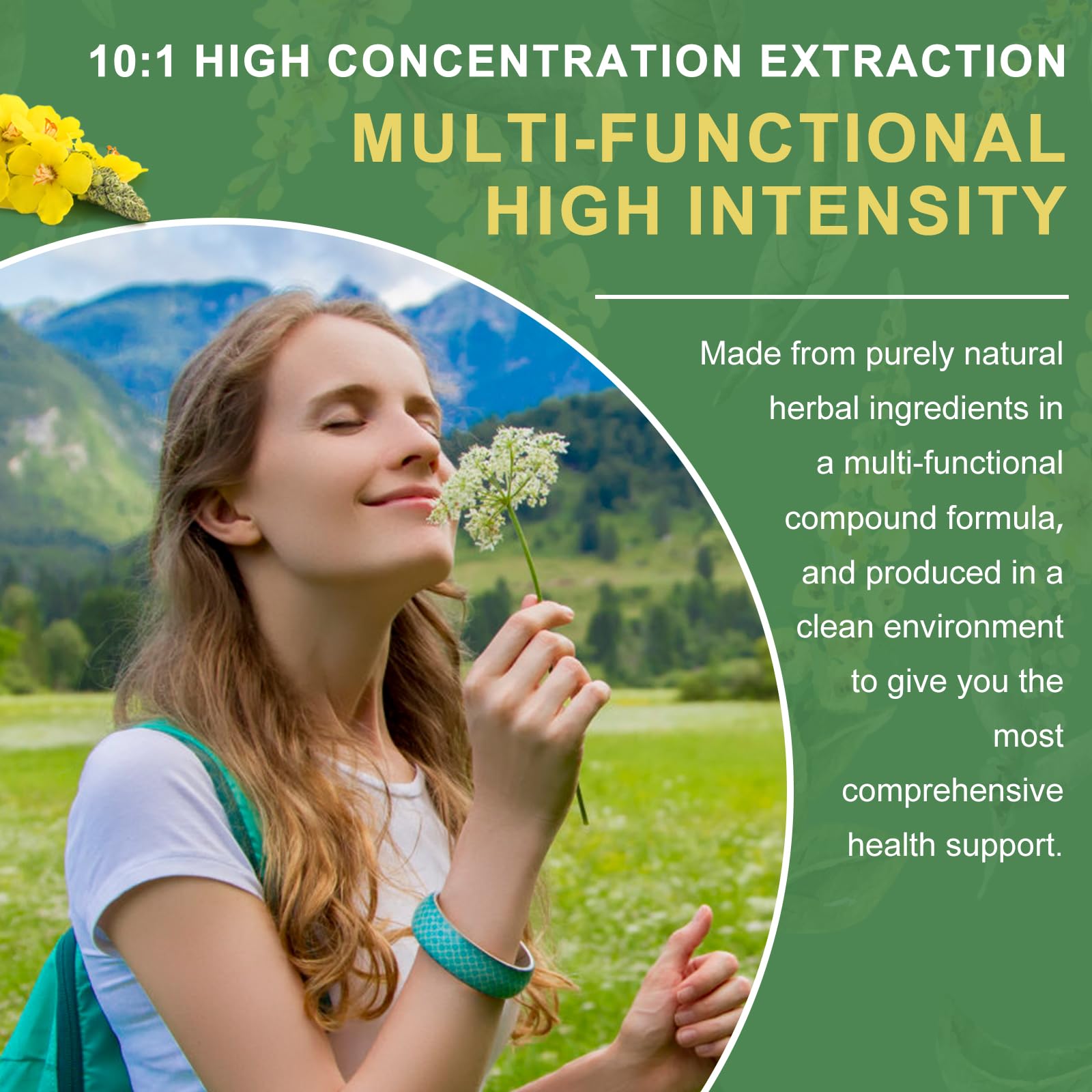 Mulittea Mullein Drops 4 oz bottle shown for convenient daily use.