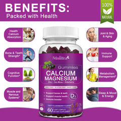 Mulittea sea moss calcium nutrients closeup, plant calcium with 70+ trace minerals