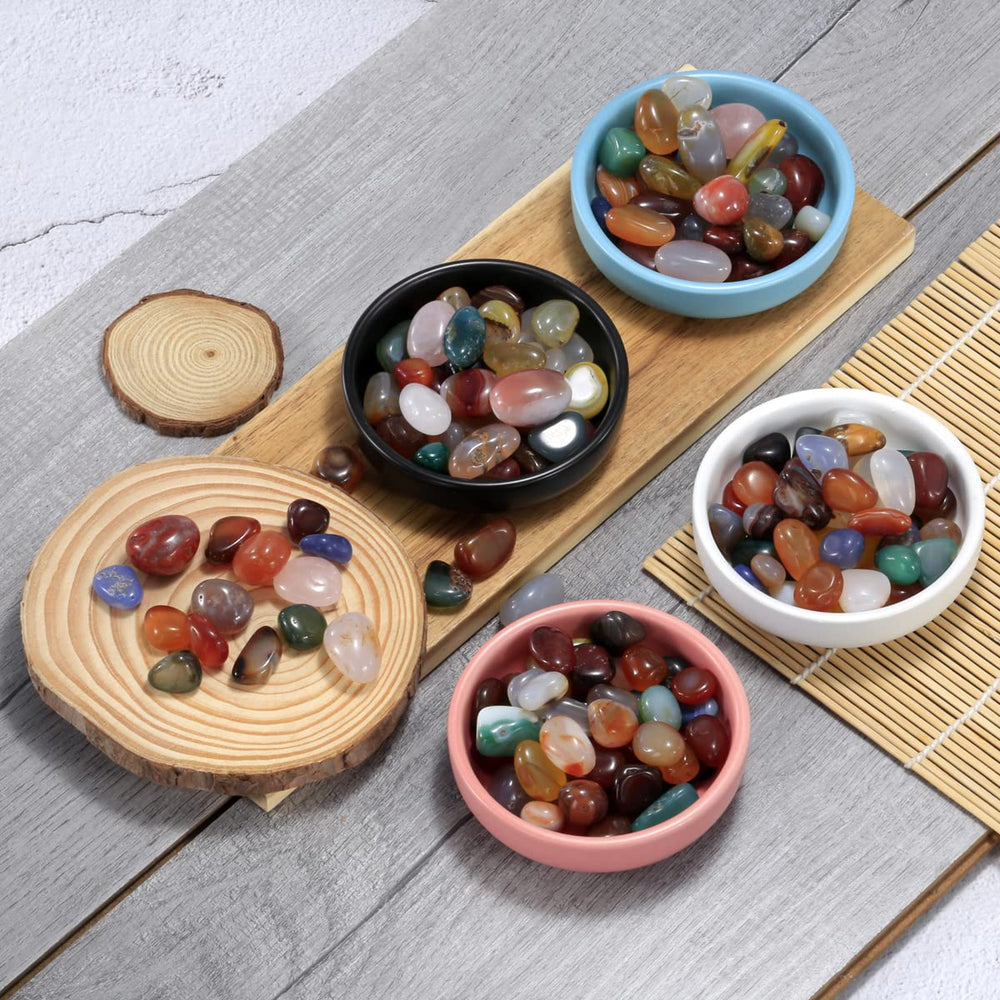 MULSAME Healing Crystals Set: Clear Quartz stones support clarity and energy alignment.