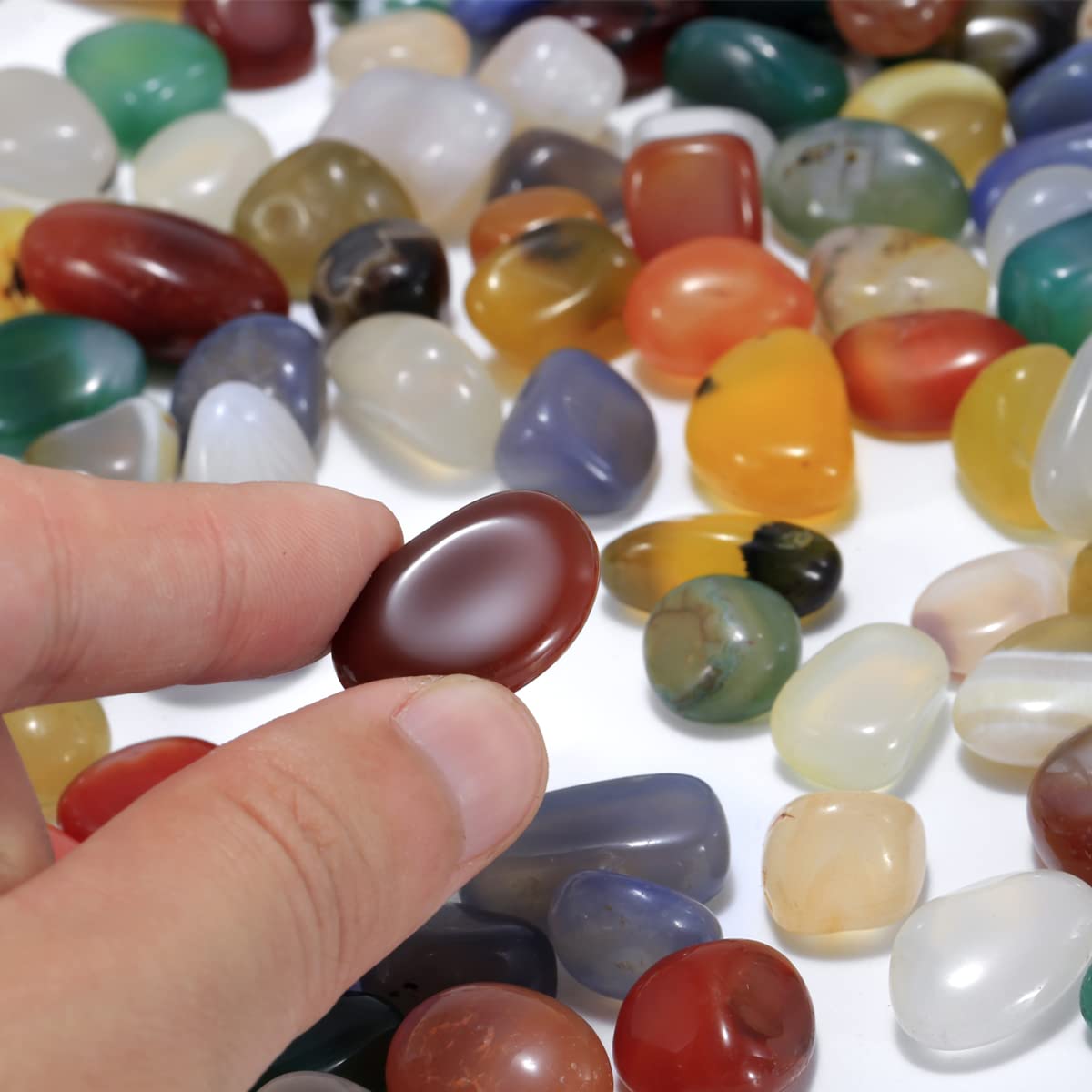 MULSAME Healing Crystals Set: Obsidian stones provide grounding energy for mindful use.