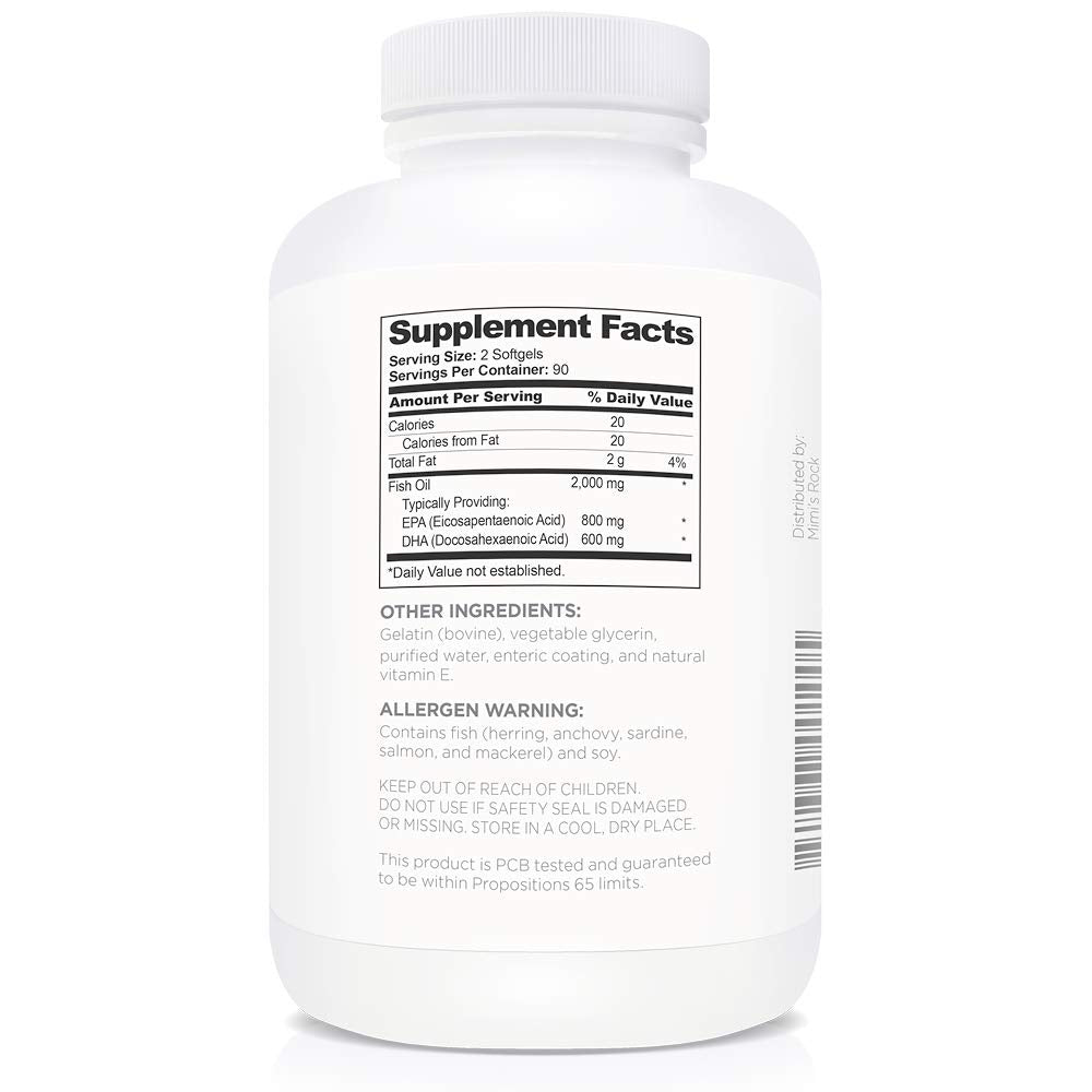 Multiform Omega-3 bottle shows wild-caught, non-GMO sourcing for high-quality fatty acids.