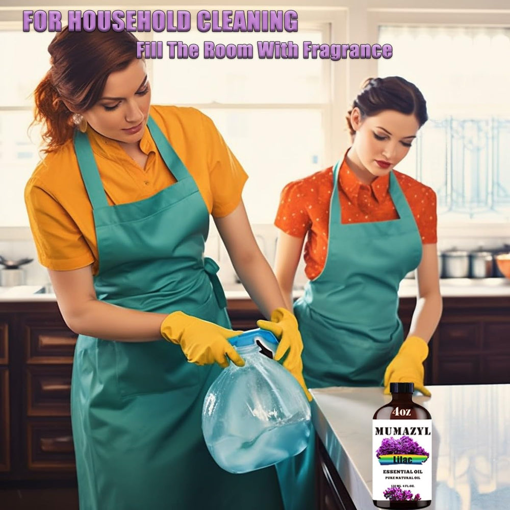MUMAZYL Lilac Oil used in candle making for a soft floral note.