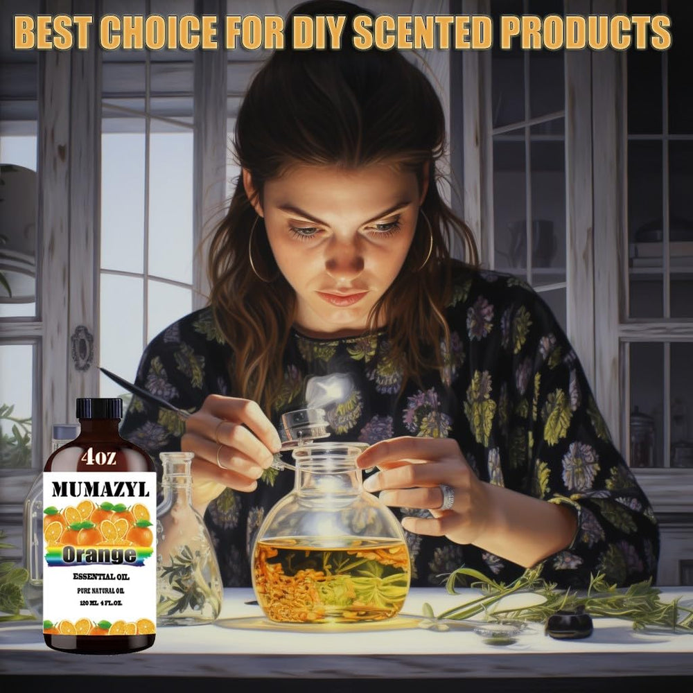 MUMAZYL Sweet Orange oil for bath bomb creation and spa-like scents
