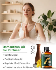 Mumianhua Osmanthus essential oil diffuser fragrance fills living spaces with elegance.