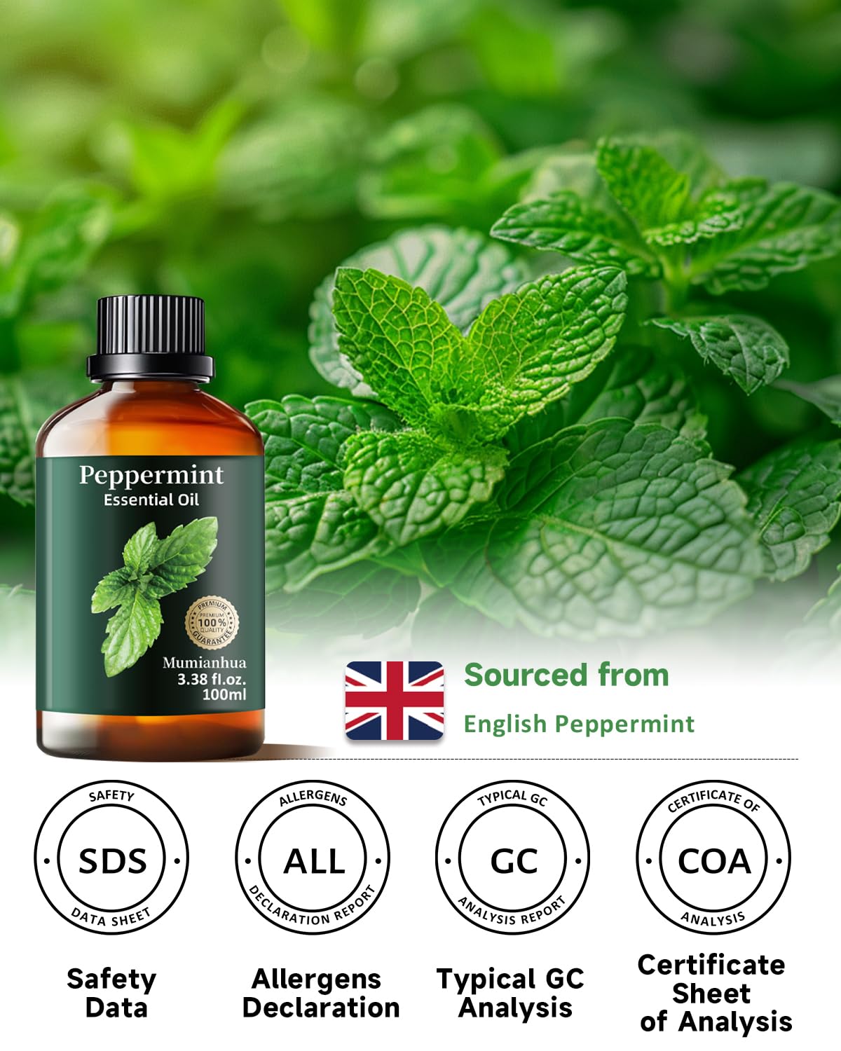 Mumianhua peppermint oil cleaning blends to freshen surfaces