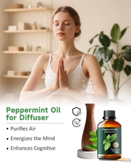 Mumianhua peppermint oil in a diffuser setup for refreshing space