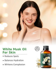 Mumianhua White Musk Oil used in skincare serum for nourished skin