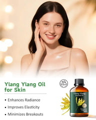 Mumianhua Ylang Ylang essential oil label close-up for perfumes