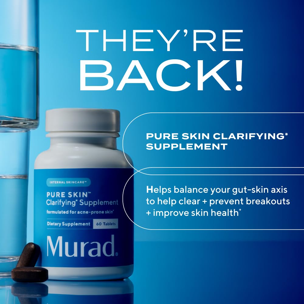 Murad Pure Skin Acne Supplements gut health icon illustrating gut-skin balance