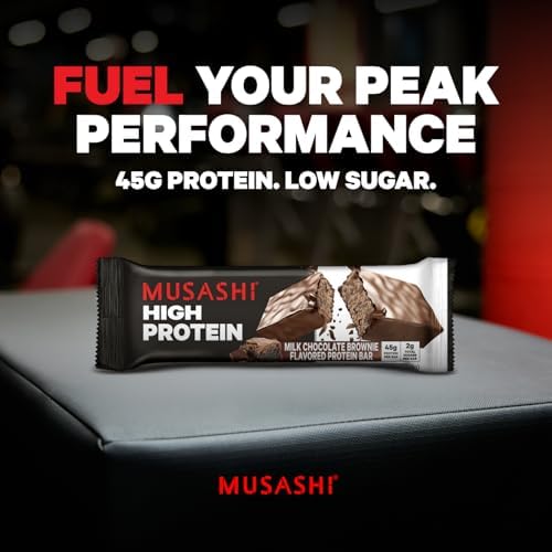 MUSASHI high protein bar 90g post-workout use scenario