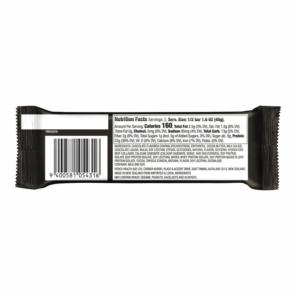 MUSASHI pack of 12 bars cookies & cream display, convenient on-the-go protein.