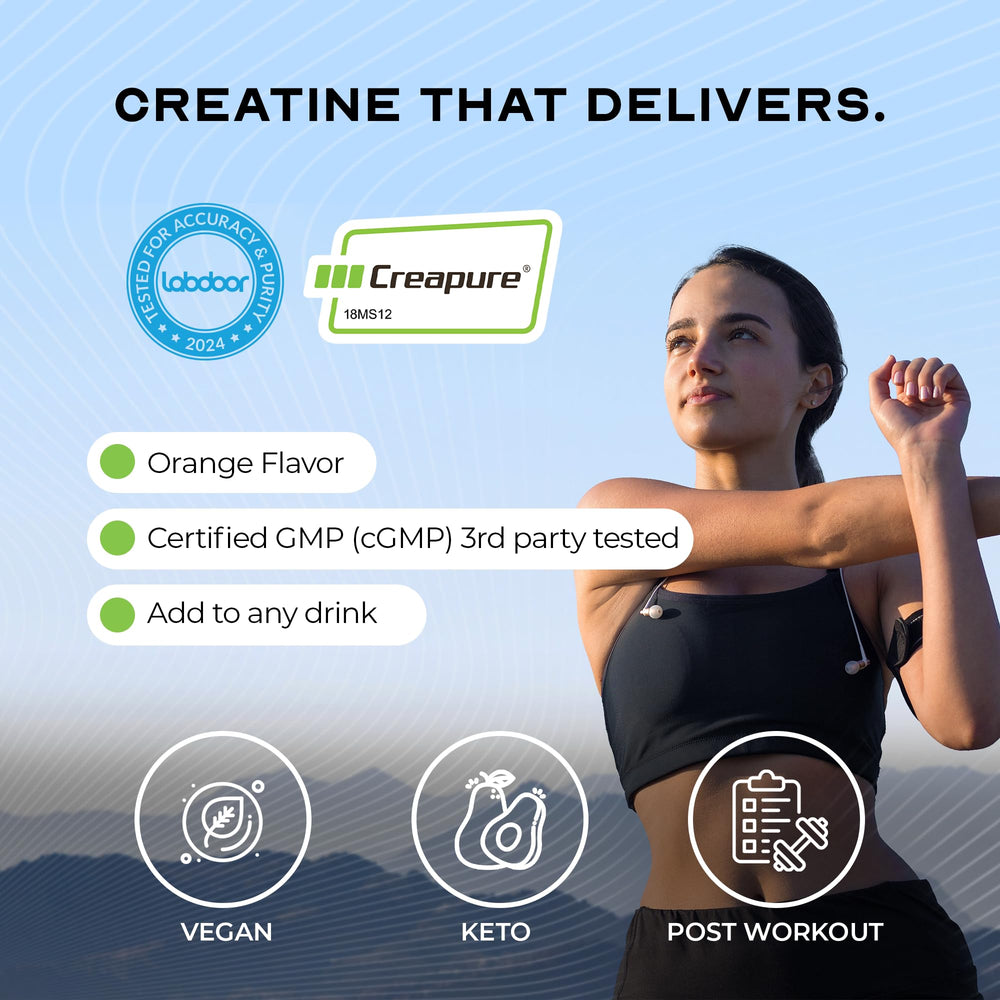Serving label shows 60 servings for gym planning.