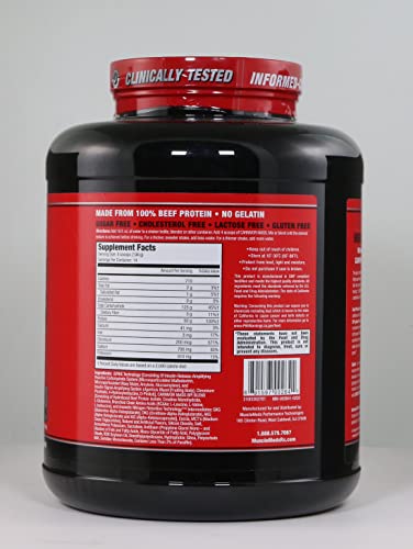 MuscleMeds Carnivor Mass prepared shake glass for post-workout nutrition.
