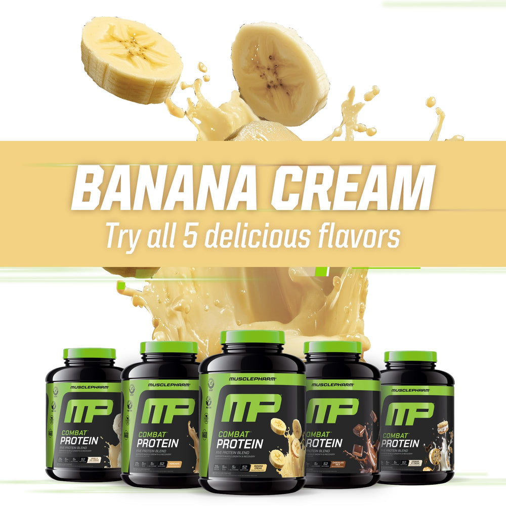MusclePharm Combat Protein Jar emphasizes gluten-free formula for dietary needs