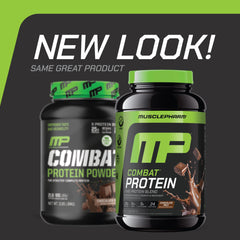 MusclePharm Combat Protein Powder nutrition facts panel for informed choice.