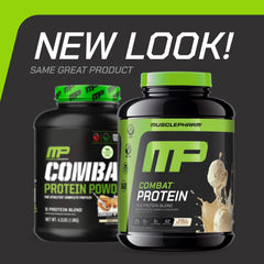 MusclePharm Combat Vanilla shake ready for post-workout use