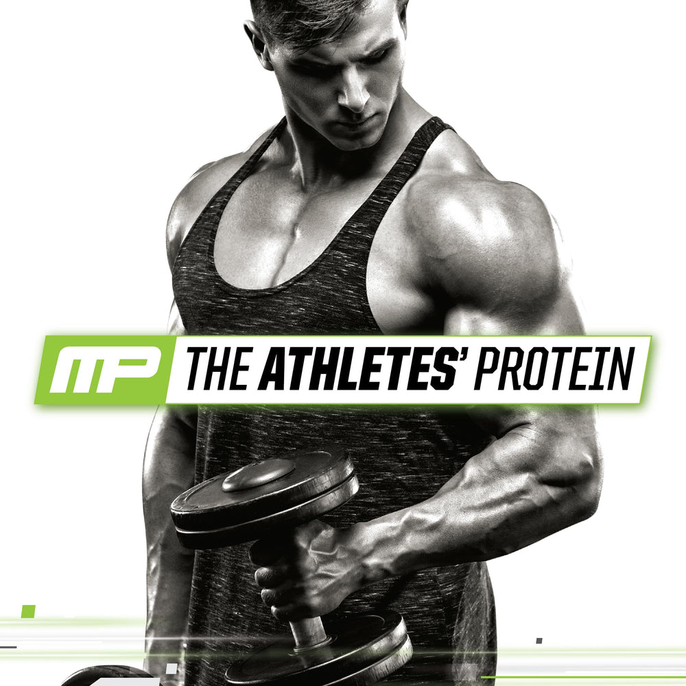 MusclePharm Combat Whey Strawberry Cream powder swirl shows flavor and mixability