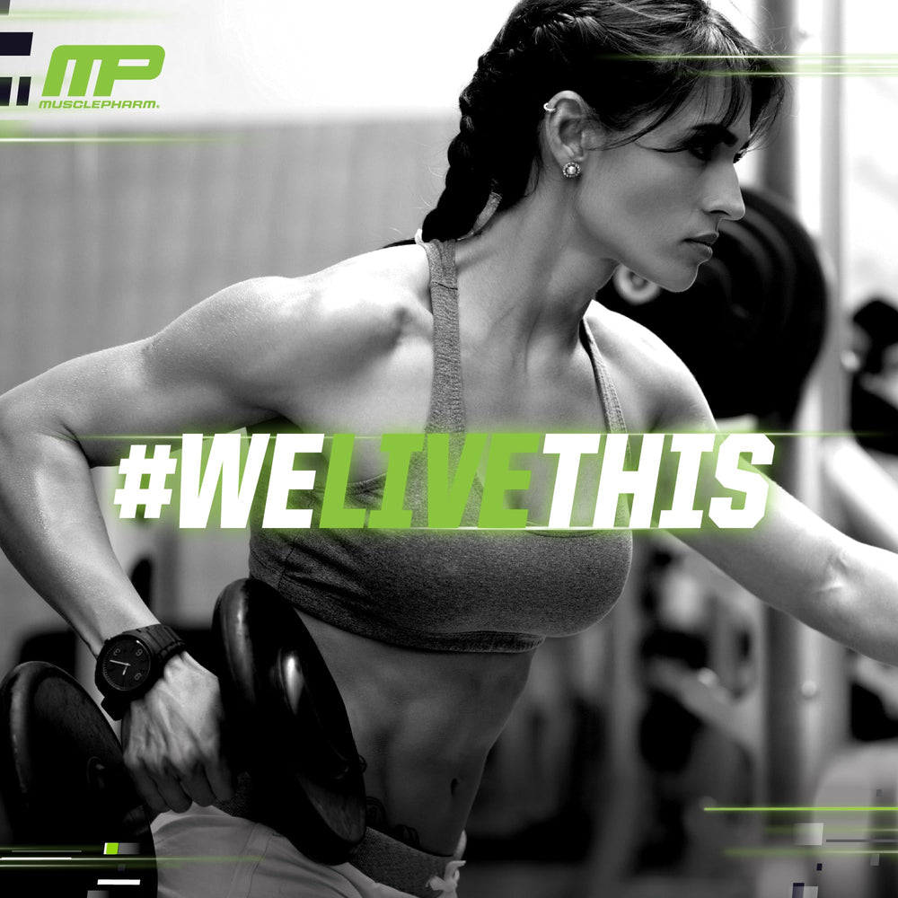 Tub of MusclePharm L-Carnitine 3000 with 32 servings for ongoing use.