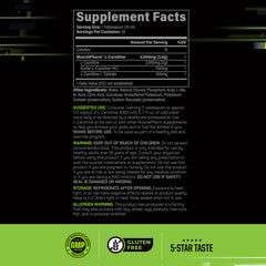 Pour MusclePharm L-Carnitine 3000 into water for a refreshing dose