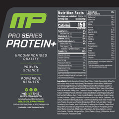 MusclePharm Pro Series Protein+ scoop showing precise serving for consistent dosing