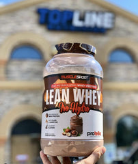 Musclesport Lean Whey Revolution mix demonstrates easy blending with minimal clumping.