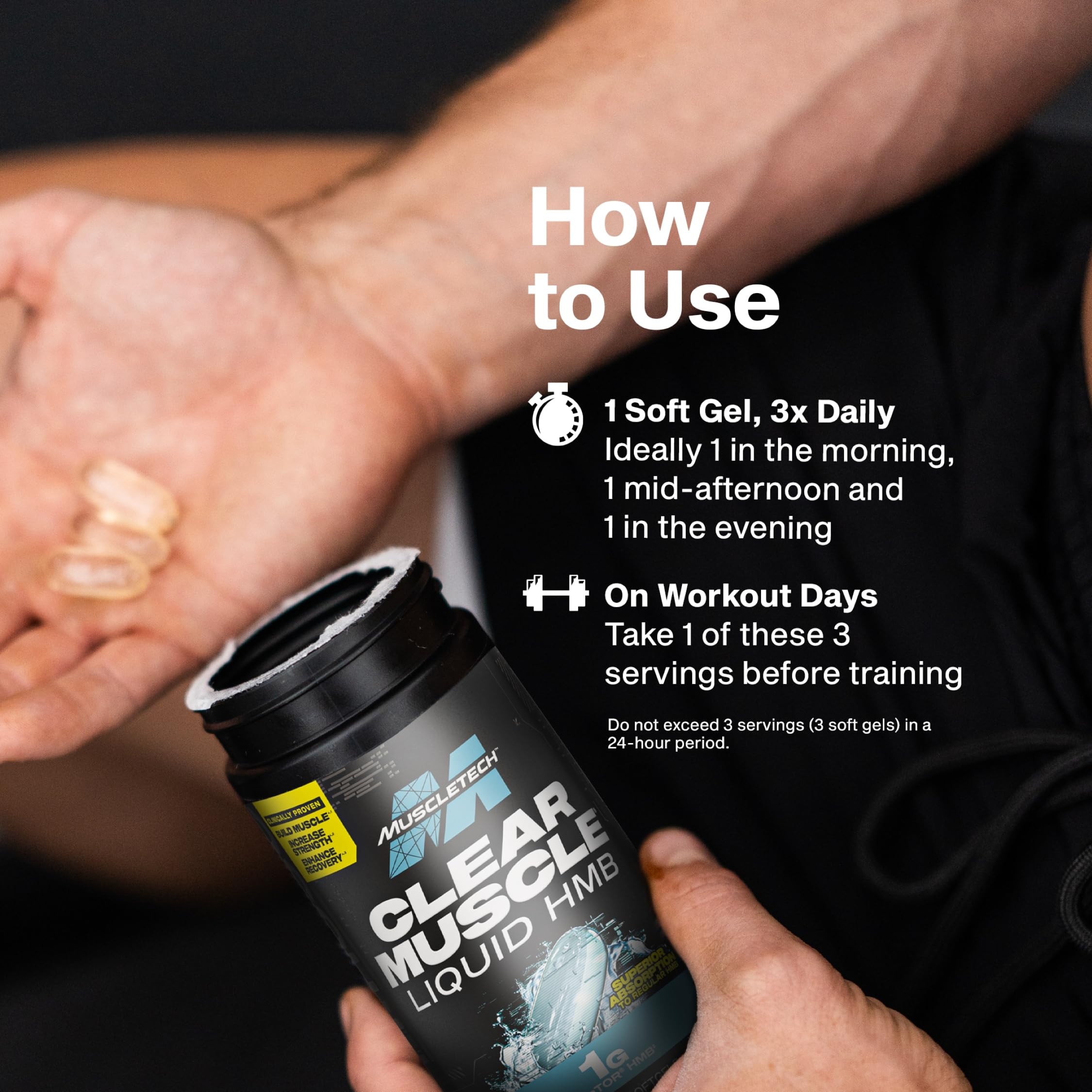 Lean muscle progress icon indicating potential gains with consistent use