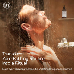Muse Apothecary eucalyptus shower mist spritz evokes bright spa-like scent for daily routines