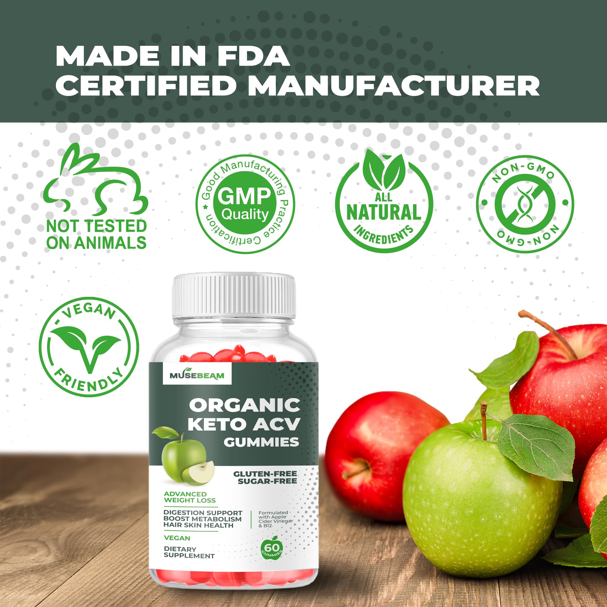 Box and bottle pairing showcasing premium keto ACV supplement packaging