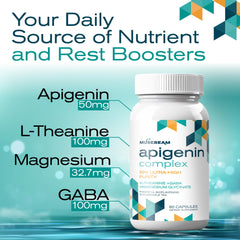 Musebeam relaxation 4-in-1 formula bottle signals a calm, multi-ingredient approach.