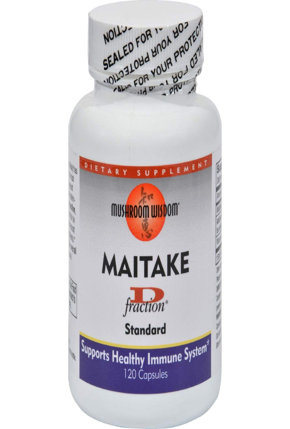 Label close-up of standard capsules aids ingredient visibility and gluten-free assurance.