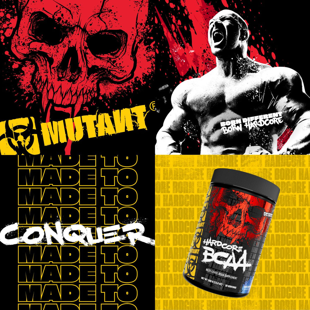 Mutant Hardcore BCAA post-workout recovery shake after session.