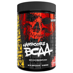 Mutant Hardcore BCAA Watermelon bottle front for hydration-focused workout support