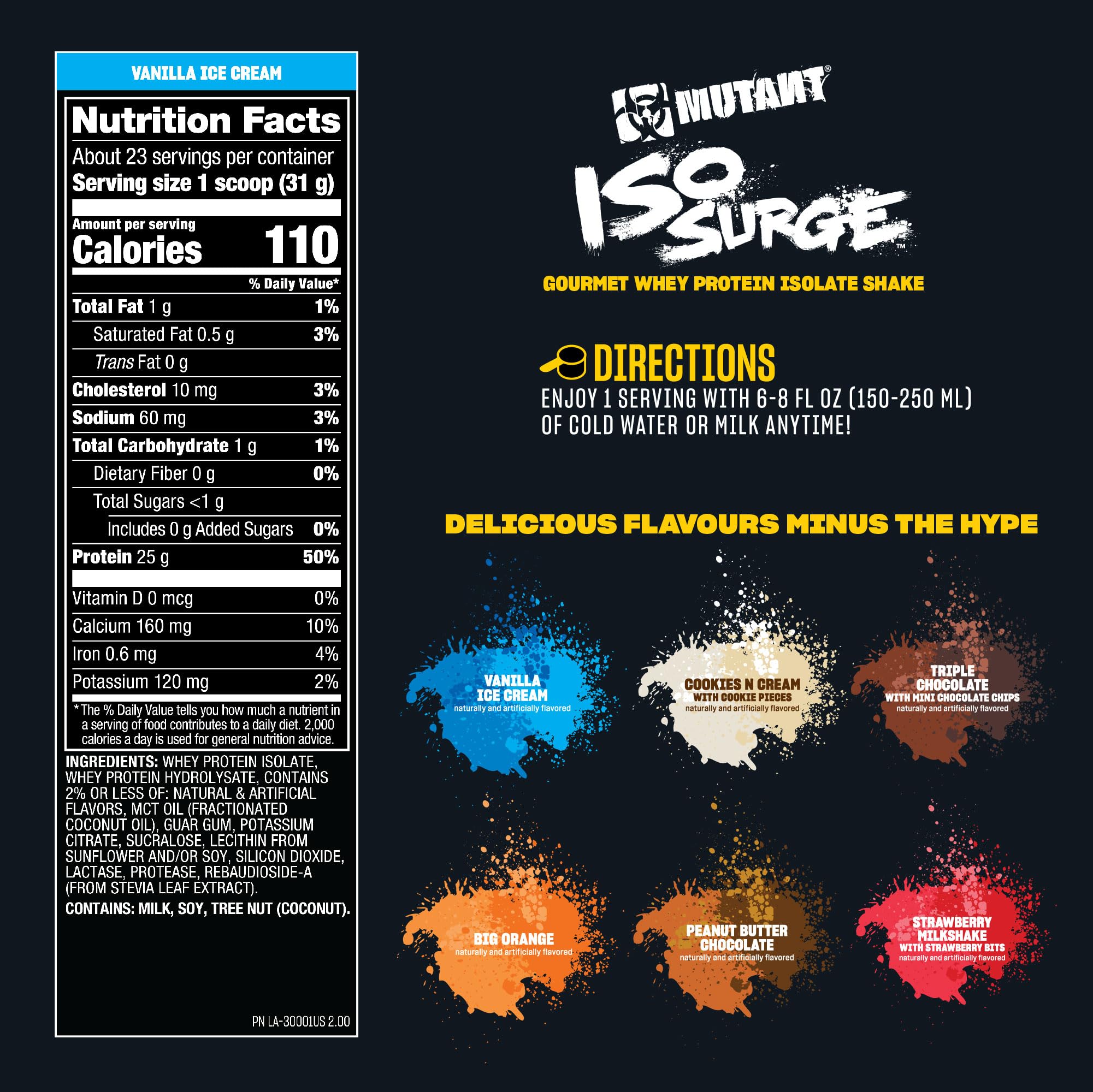 Mutant ISO Surge athlete in training scene suggests reliable fueling