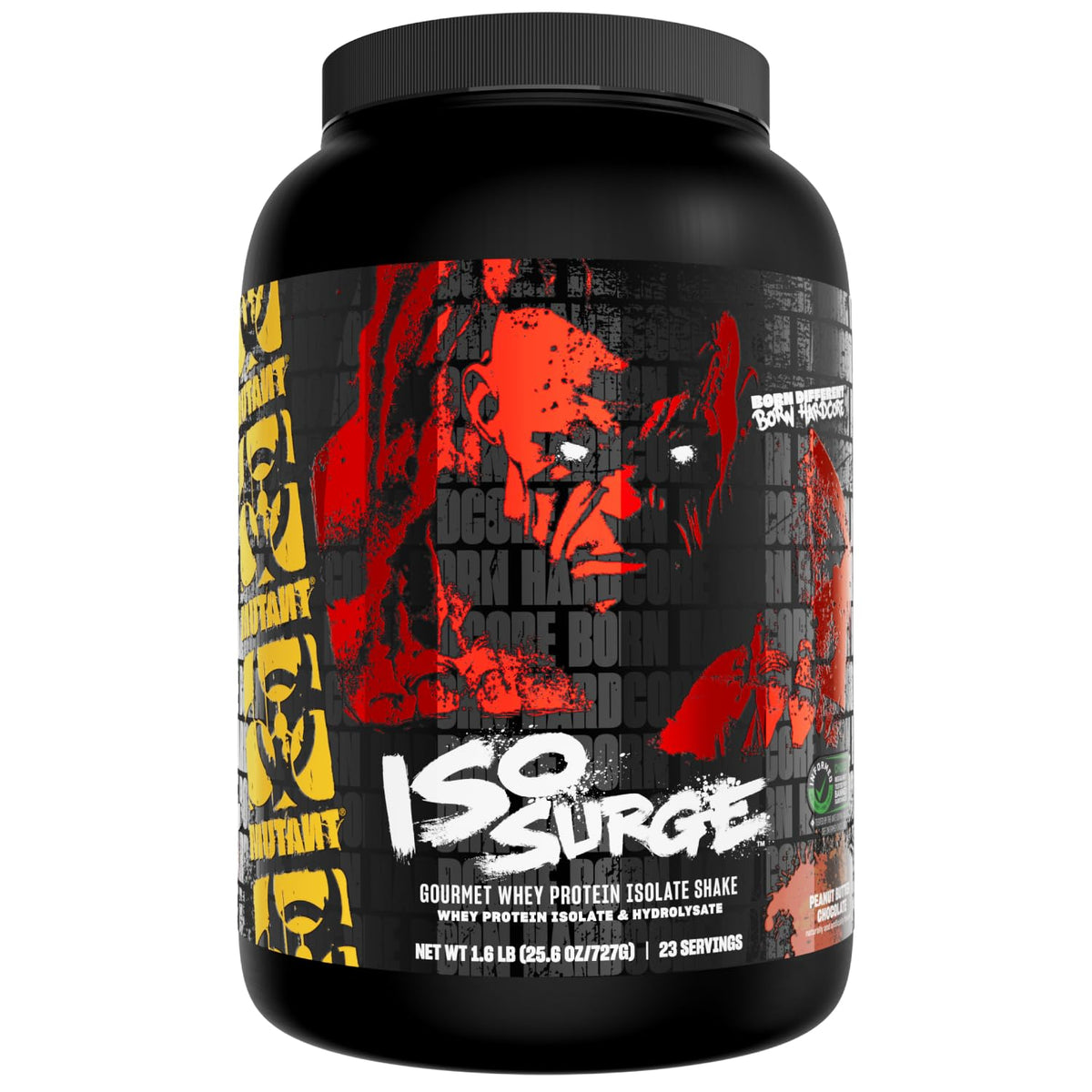 Mutant ISO Surge bottle pour shows fast protein delivery after workouts