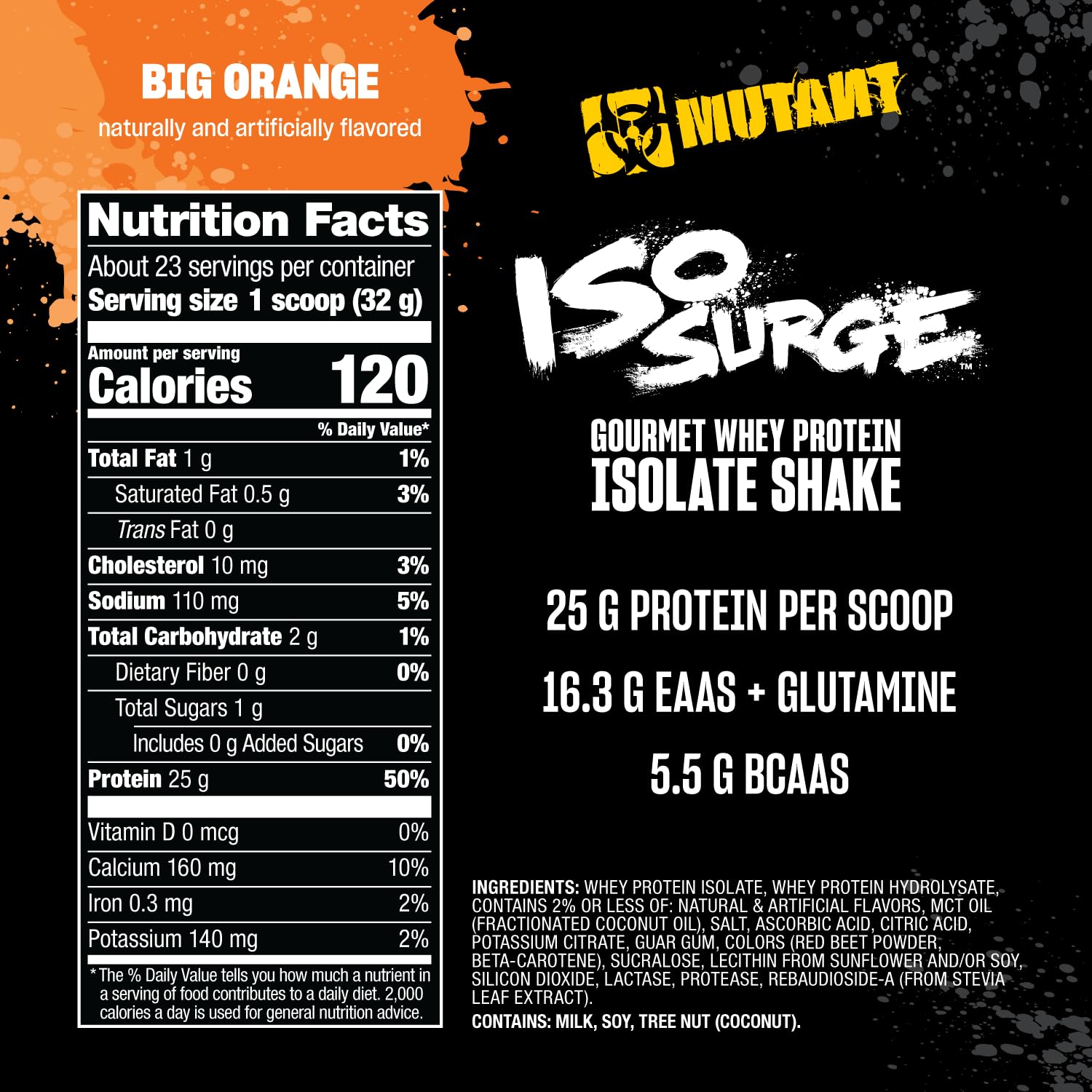 Mutant ISO Surge gourmet flavors entice daily shakes
