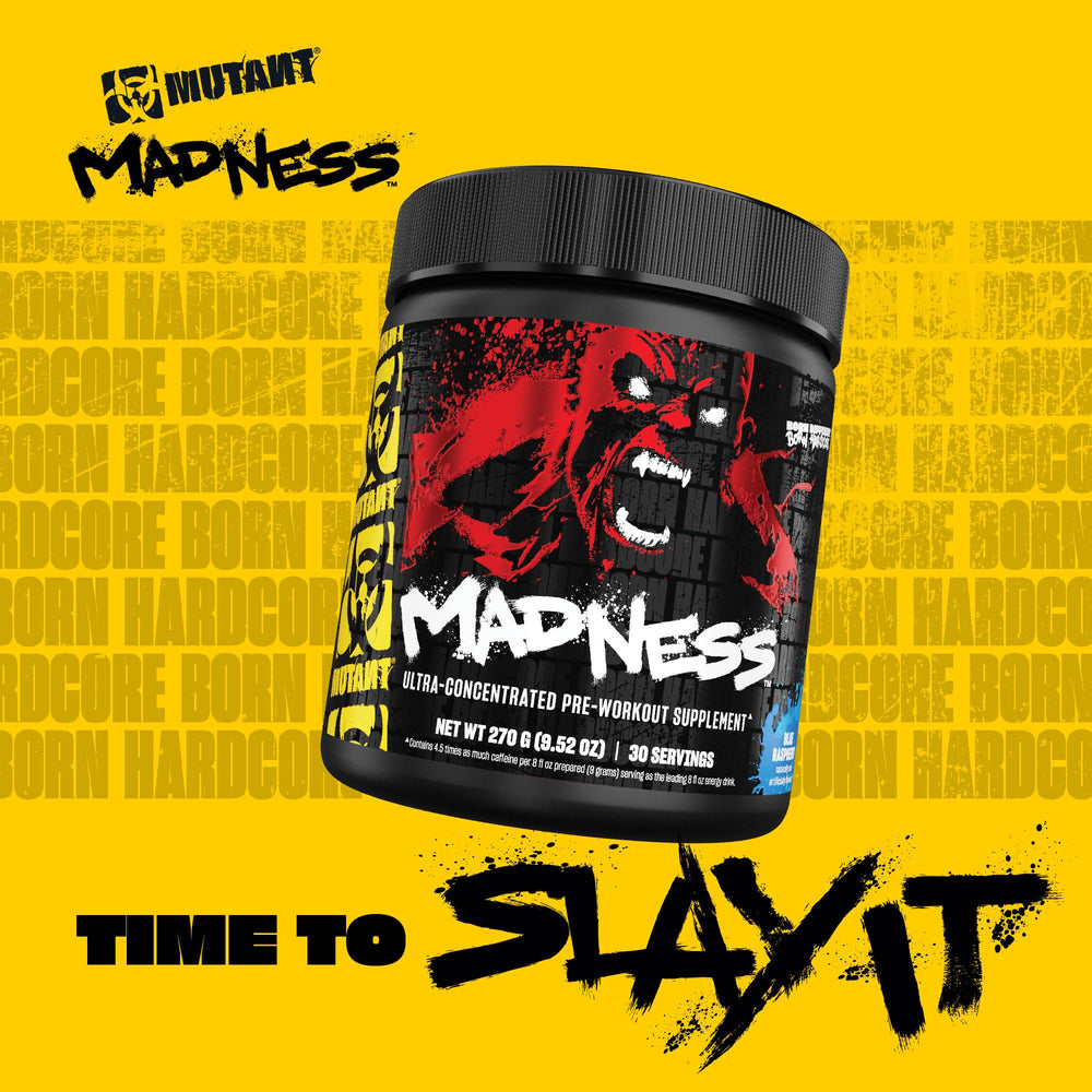 Mutant Madness mixing-glass action illustrates precise workout preparation.
