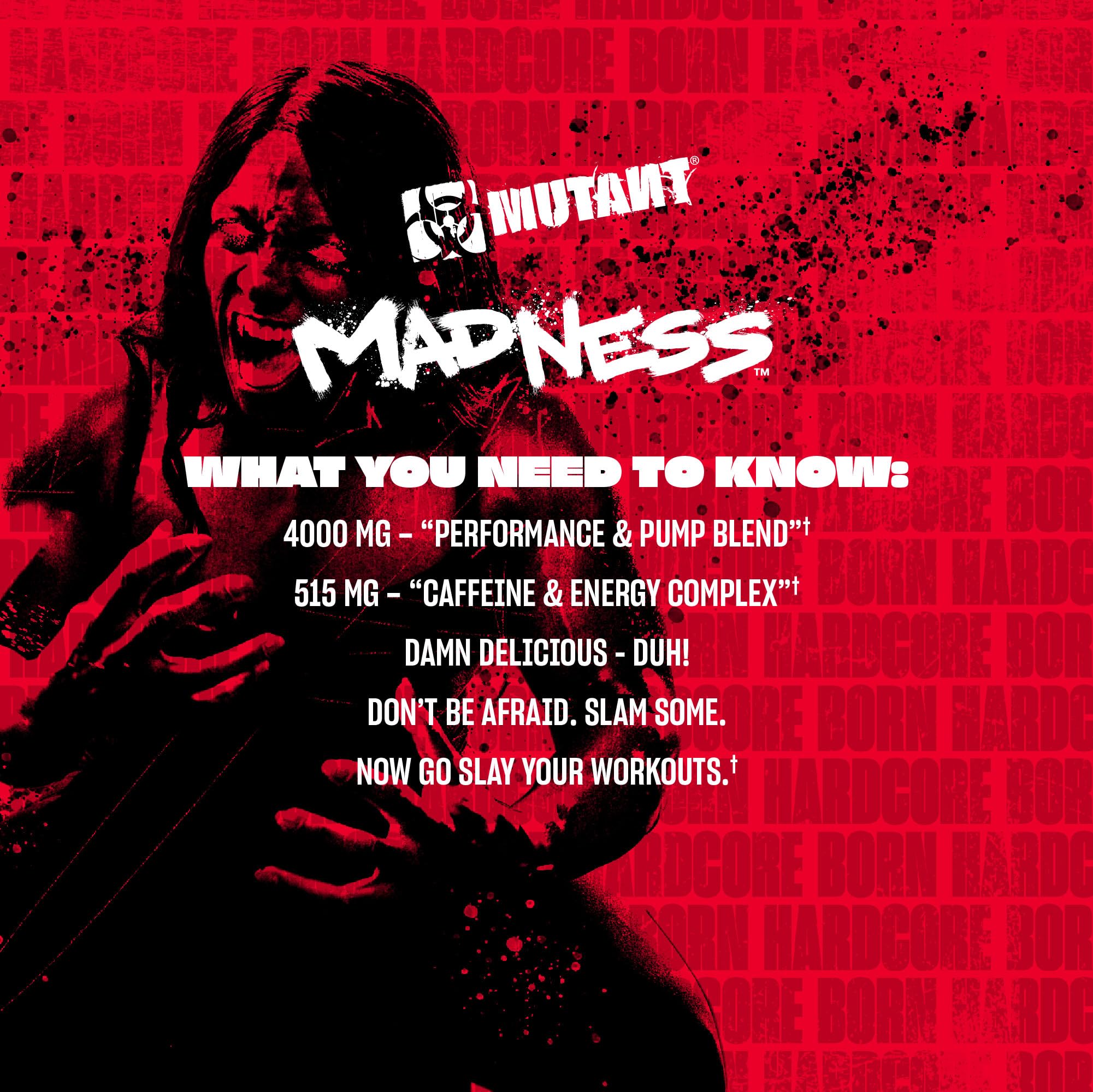 Mutant Madness pour-mix shows fast preparation in a glass.