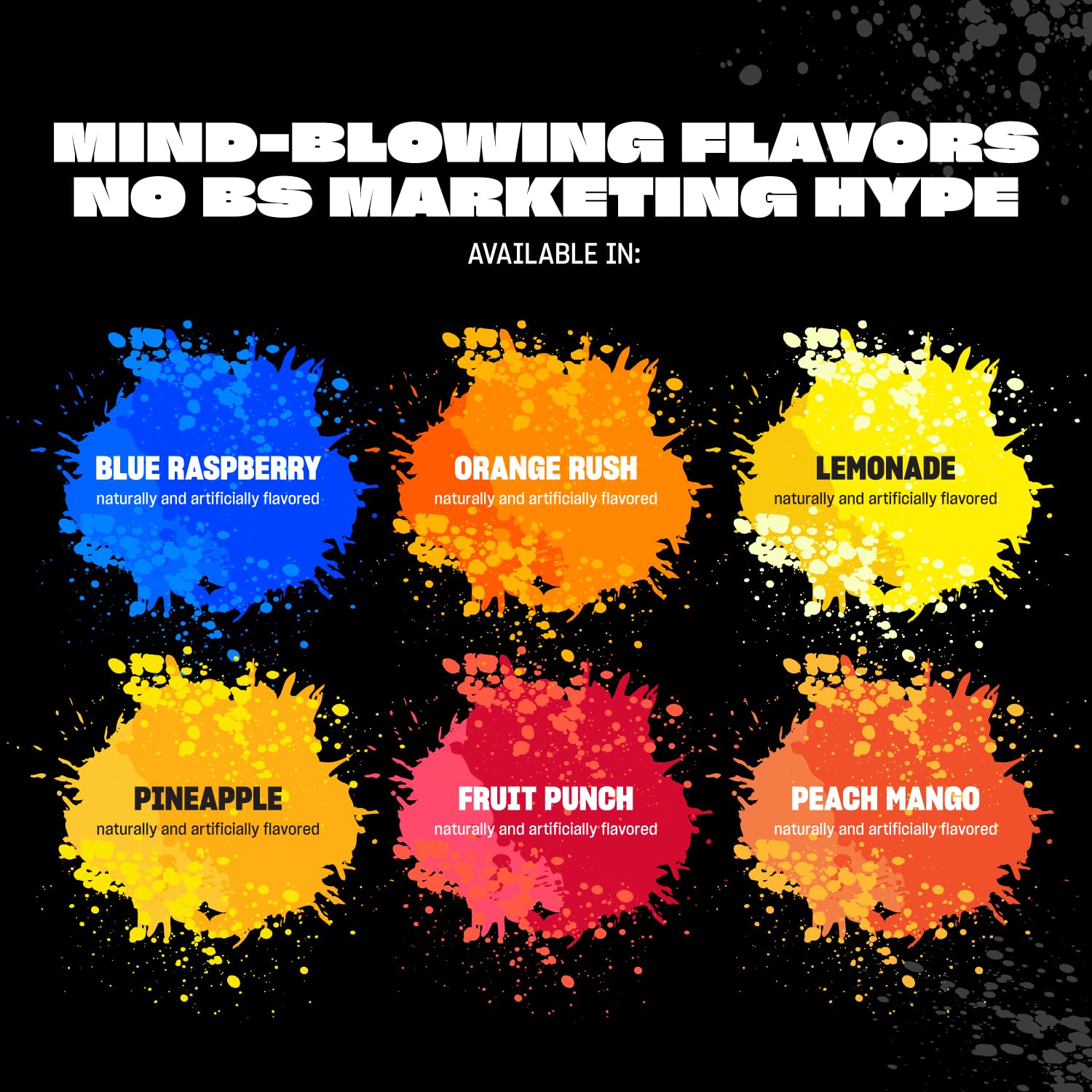 Mutant Madness powder pour-action captures rapid mixing and aroma.