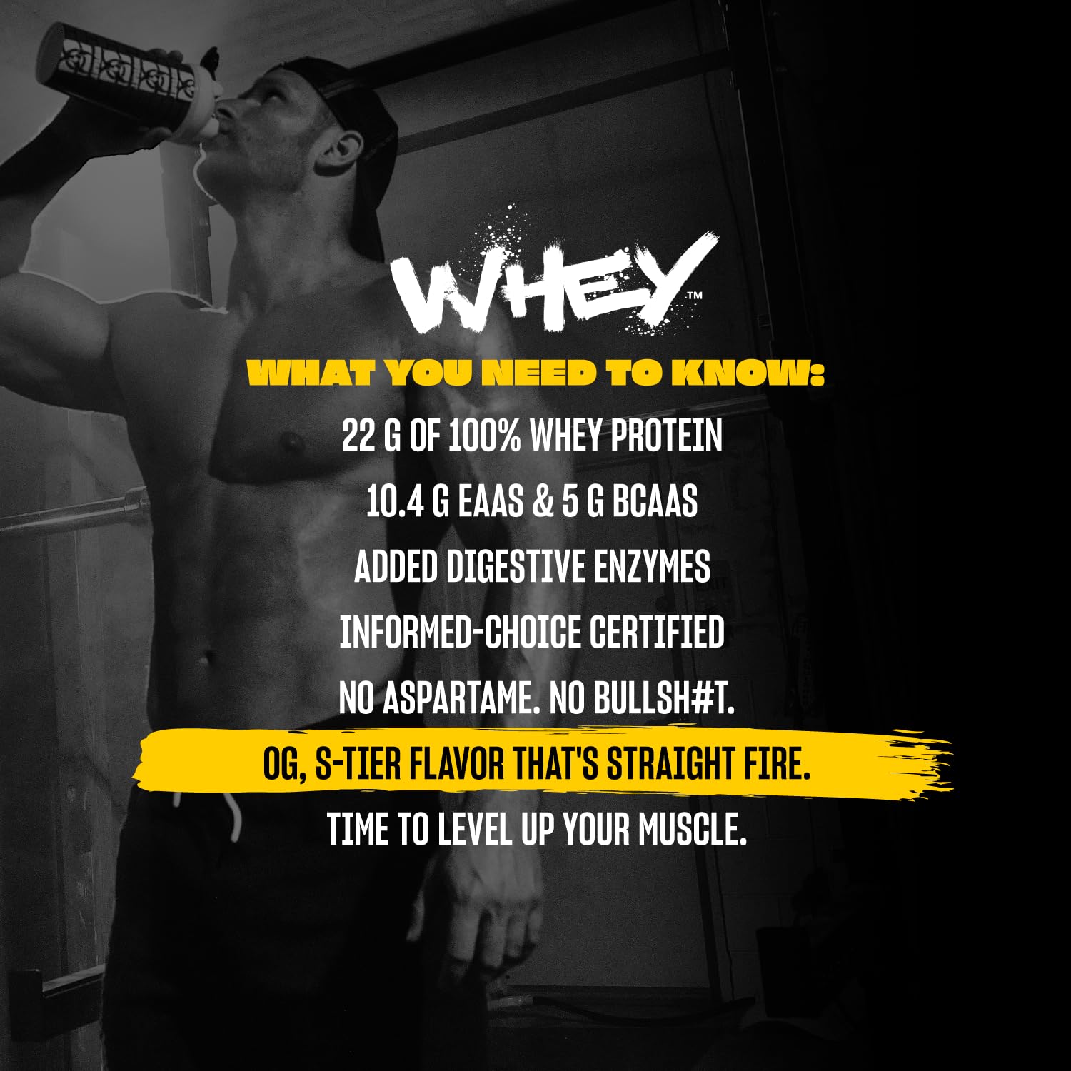 Mutant Whey Vanilla Ice Cream dissolving in water for quick shakes.
