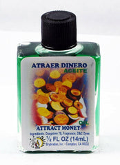 MW Brybradan attract money oil application on a candle or altar for prosperity vibes.