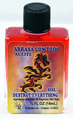MW Brybradan Destroy Everything oil bottle pour, enhances ritual atmosphere and diffuser use.