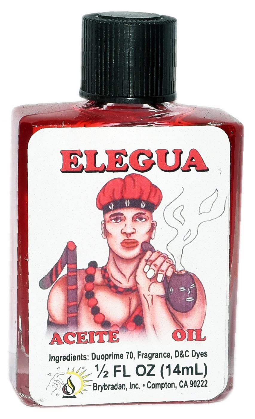 MW Elegua Spiritual Oil half-ounce bottle for aromatherapy and ritual use