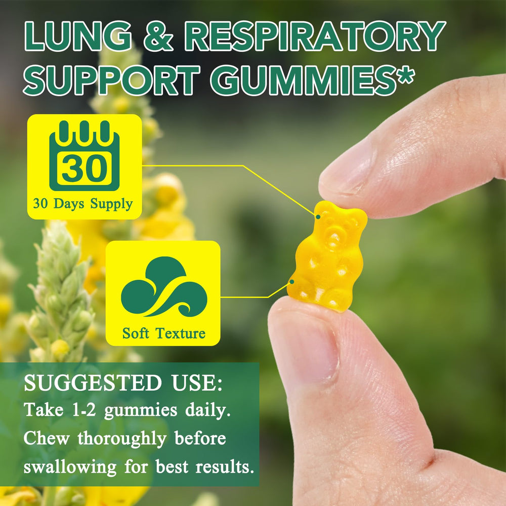 MXCZBSM Mullein Gummies digestive wellness close-up