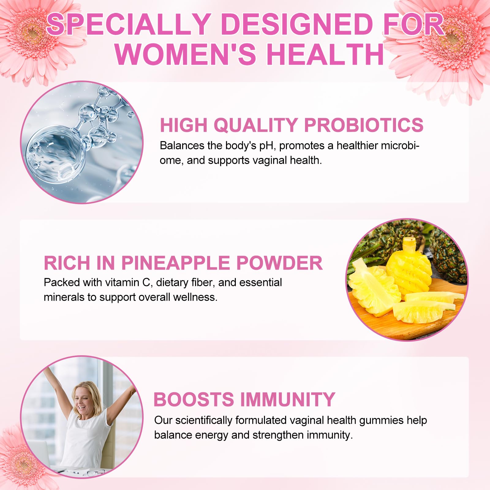 MXCZBSM pineapple flavor image highlighting natural pineapple powder and vitamin C support.